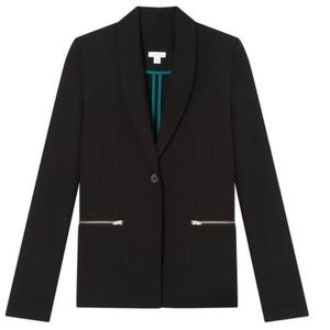 Black Knit Blazer